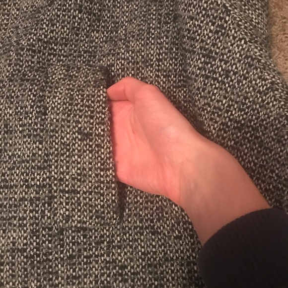 Jcrew dark grey/blue coat - Picture 7 of 10